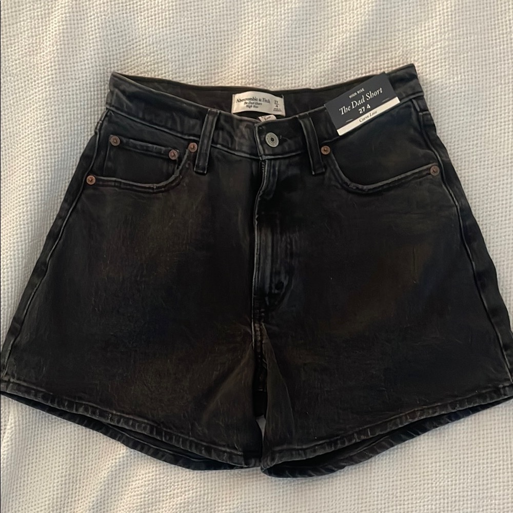 Abercrombie & Fitch Curve Love High Rise Dad Short 27/4